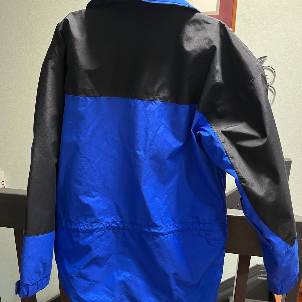 Marmot Vibrant Blue and Deep Black Jacket#015 - Picture 4 of 6